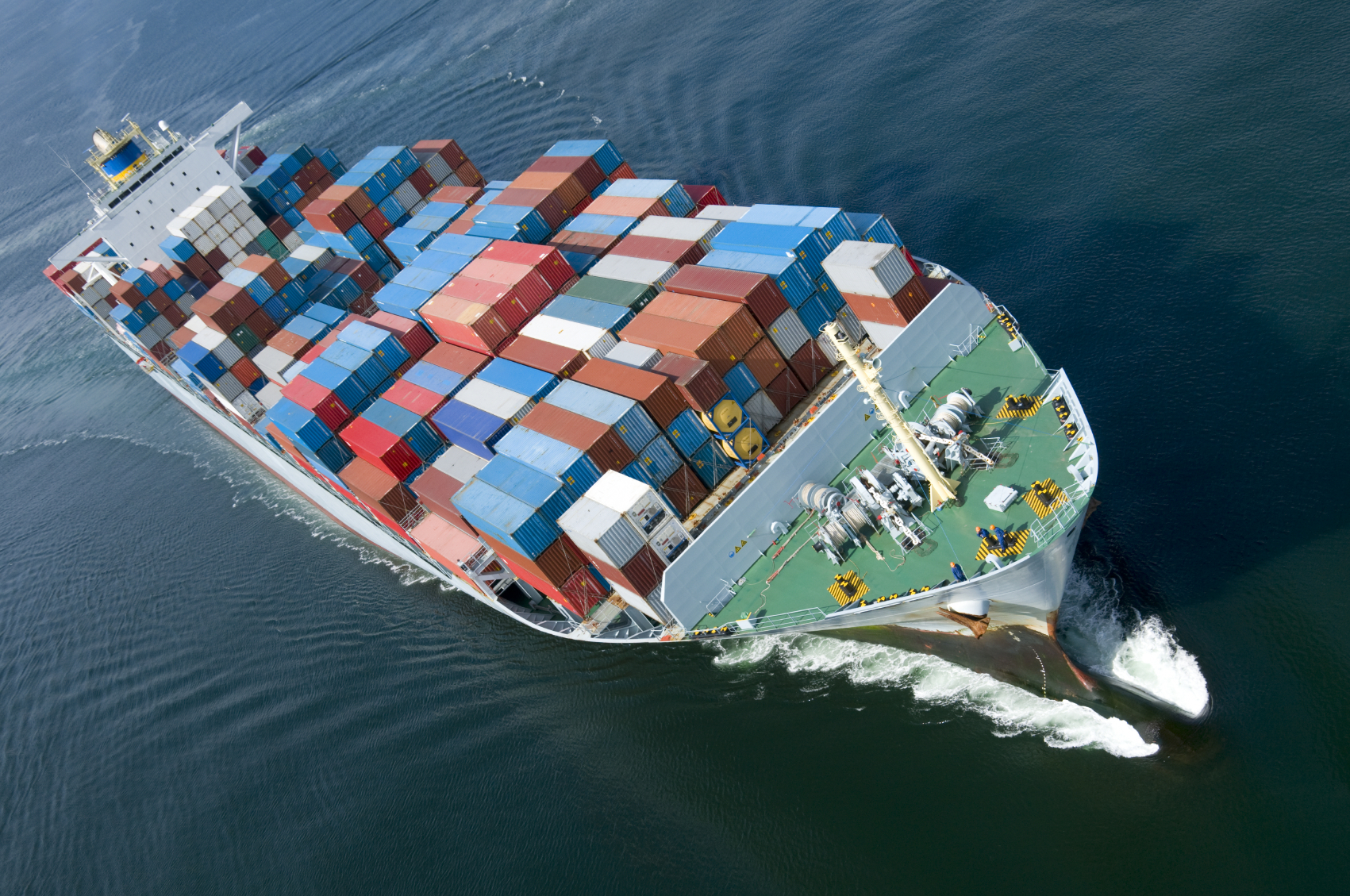 nave container commercio mare