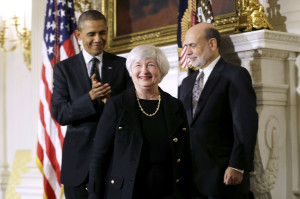 Barack Obama, Ben Bernanke, Janet Yellen