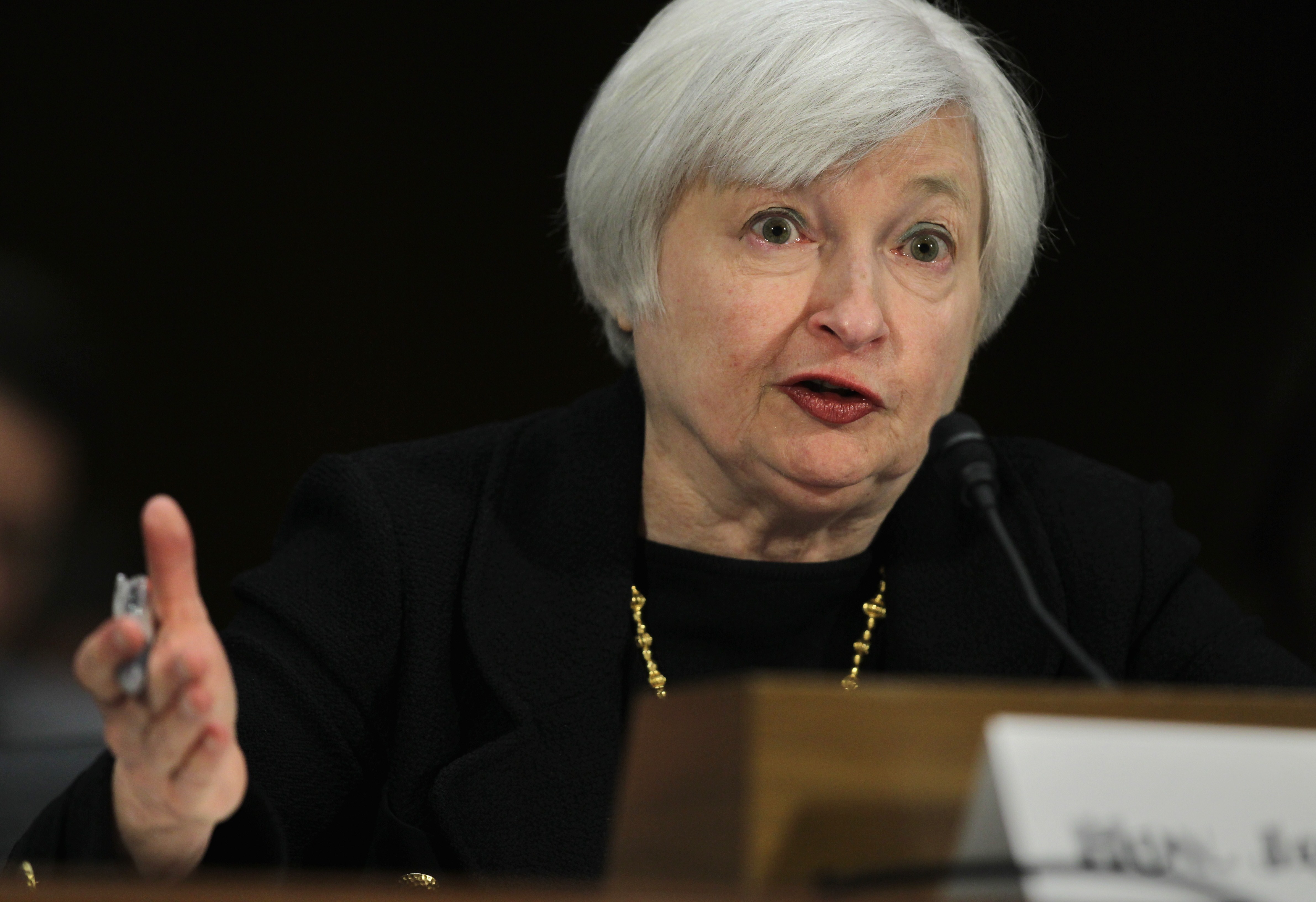 Fed Chair Nominee Janet Yellen Testifies At Senate Confirmation Hearing